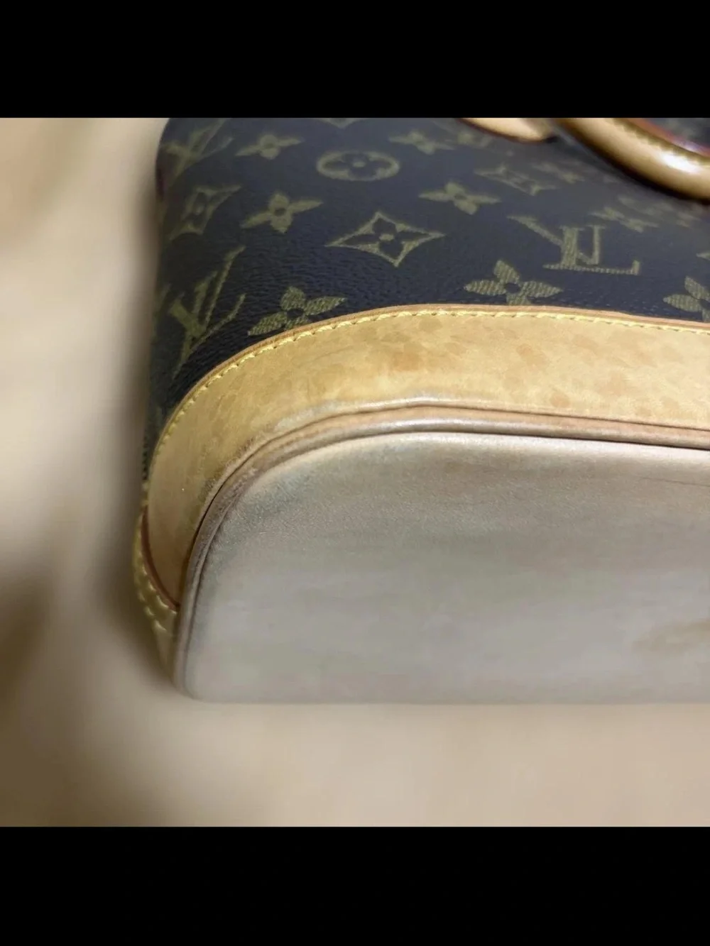 Louis Vuitton Brown Monogram Alma PM Handbag